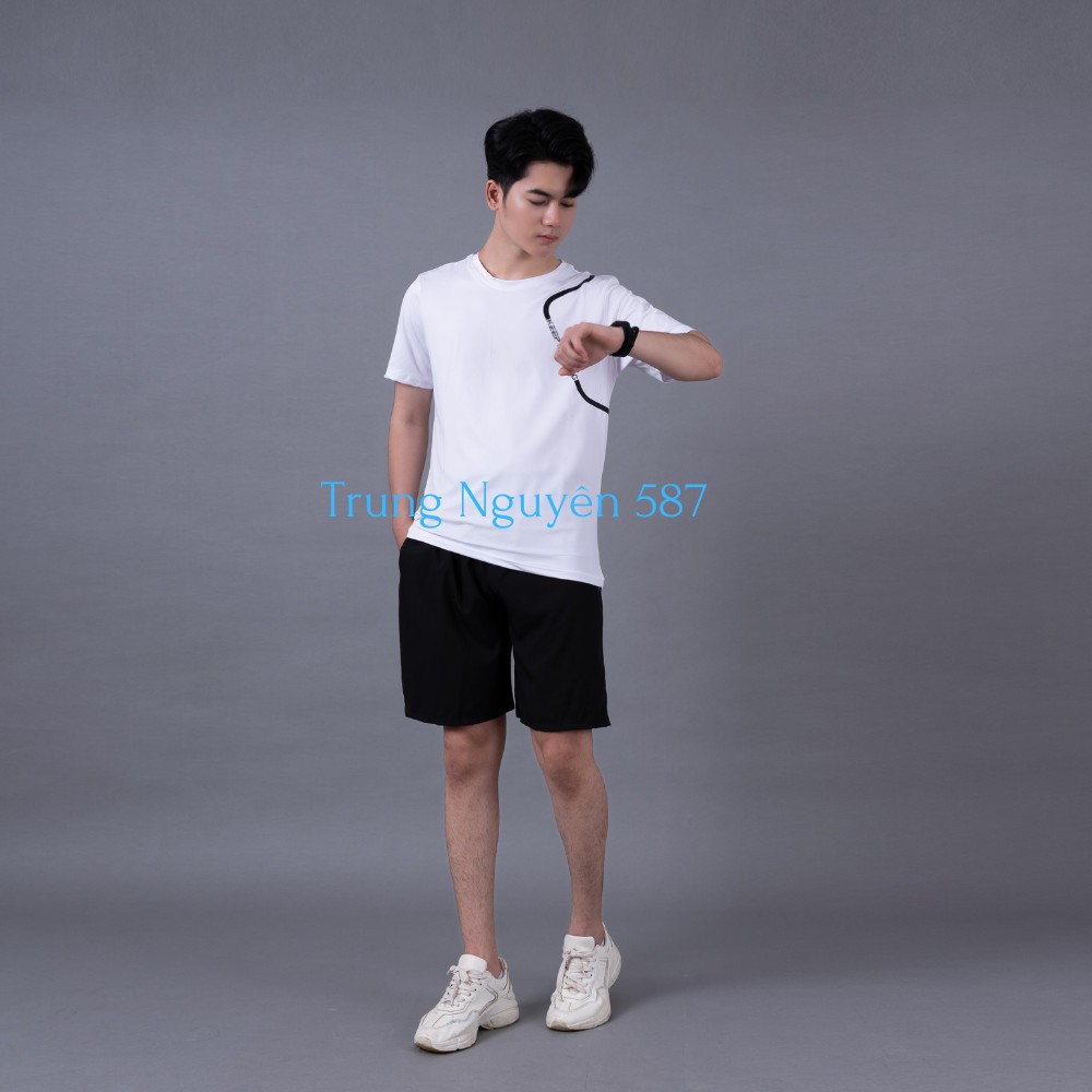 Keep training bộ thể thao nam cổ tròn hot chào hè 2021,chất vải thun lạnh thoáng mát năng động, | BigBuy360 - bigbuy360.vn