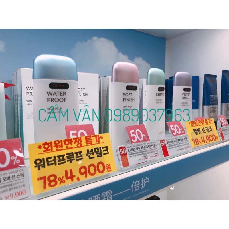 Kem chống nắng Misha