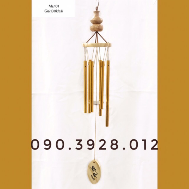 [10li][6 ống] Chuông Gió Hồ Lô Gỗ