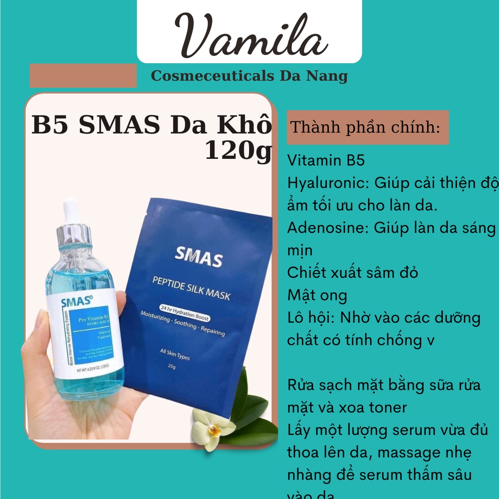 Serum B5 Smas Cấp Ẩm Phục Hồi Da Khô Hiệu Quả  120g Hàng Chính Hãng