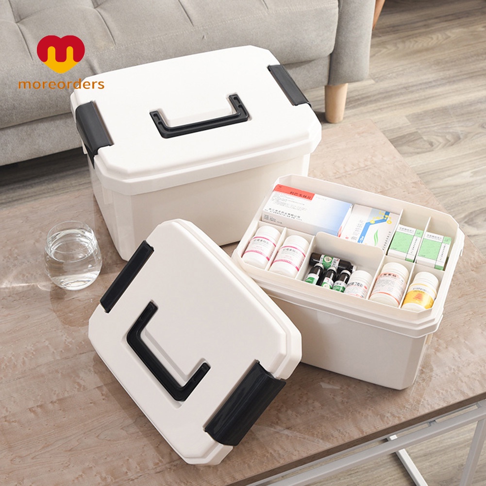 Hộp đựng dụng cụ sơ cứu y tế tại nhà bằng nhựa tiện dụng
