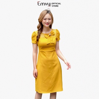 Đầm công sở dáng suông cao cấp, phù hợp nhiều lứa tuổi Emvy K42