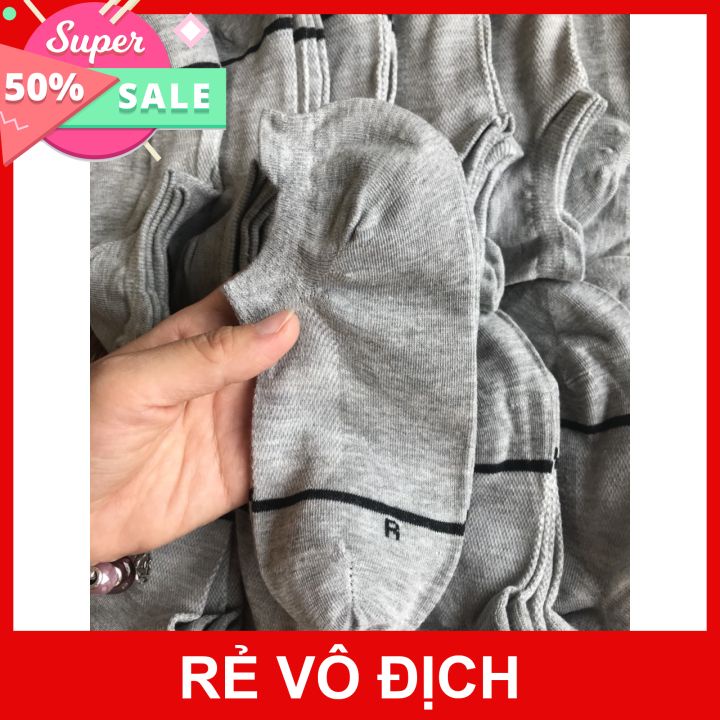 Tất Nam Cổ Ngắn Vải Chống Mùi Hôi Duvis TAT51 Màu Đen, Xám.