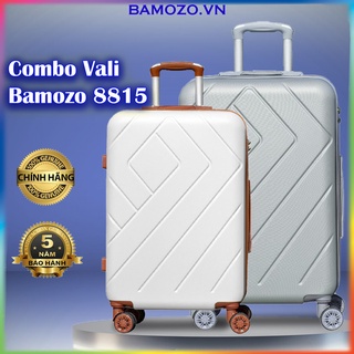 Combo Vali Kéo Nhựa Du Lịch Size 20 Inch Và 24 Inch Cao Cấp Giá Rẻ Bền Đẹp Bảo Hành 5 Năm Bamozo 8815