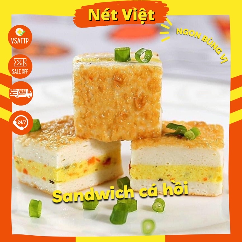 Sandwich cá hồi eb