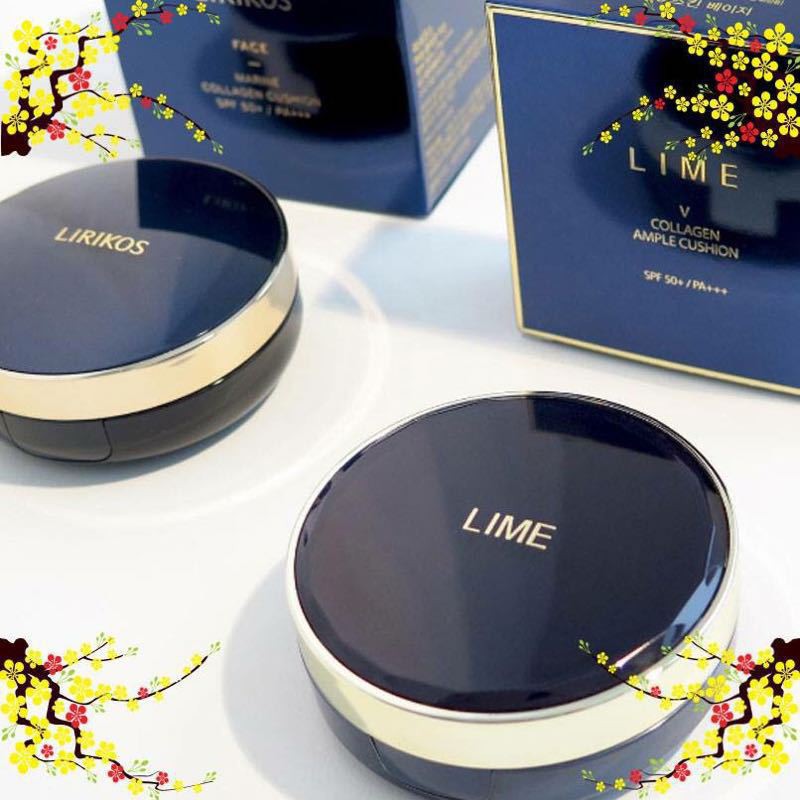 Phấn nước Lime - V Collagen Ample Cushion (xanh)