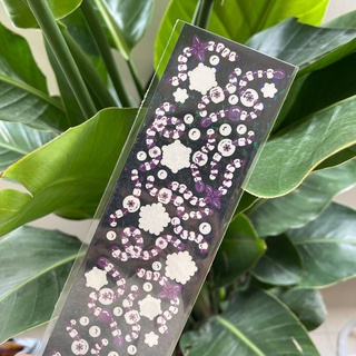 Decorative sticker flash decoration shiny bead line