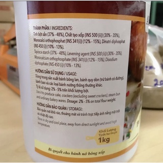 Bột nổi nở làm bánh túi 100g