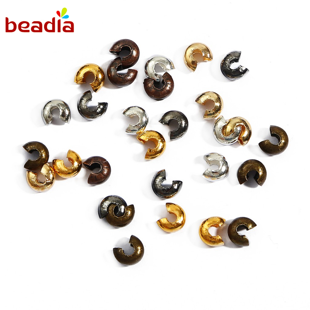 BEADIA Bộ Phụ Kiện Kẹp Hỗ Trợ Cố Định Đồ Trang Sức Bằng Sắt Tiện Dụng