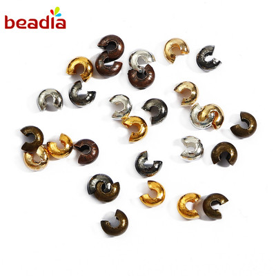 BEADIA Bộ Phụ Kiện Kẹp Hỗ Trợ Cố Định Đồ Trang Sức Bằng Sắt Tiện Dụng
