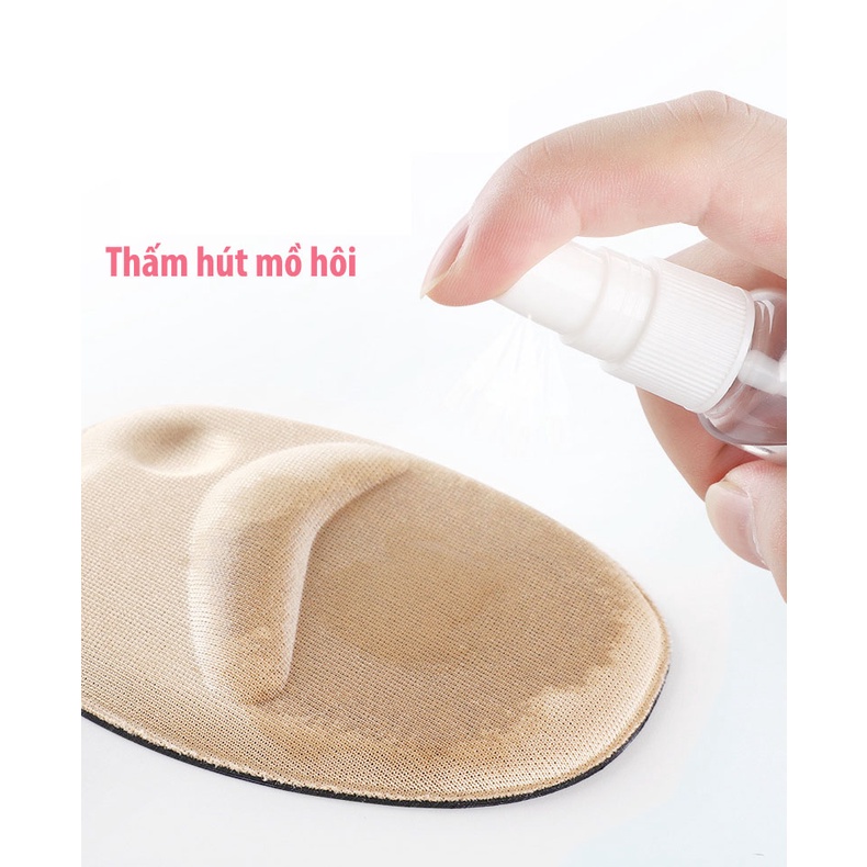 2 Miếng lót mũi giày 4D, chống rộng, thốn, đau chân, trầy chân, bảo vệ ngón chân - hickies lacing system