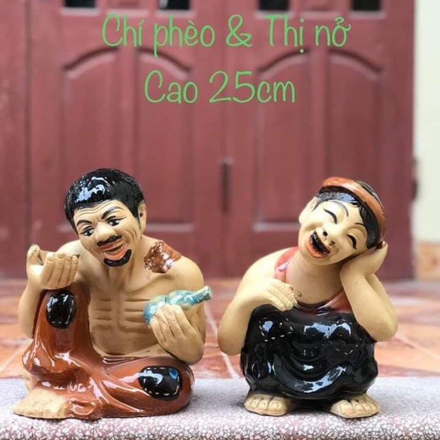 Tượng Chí Phèo và Thị Nở( 2 tượng)