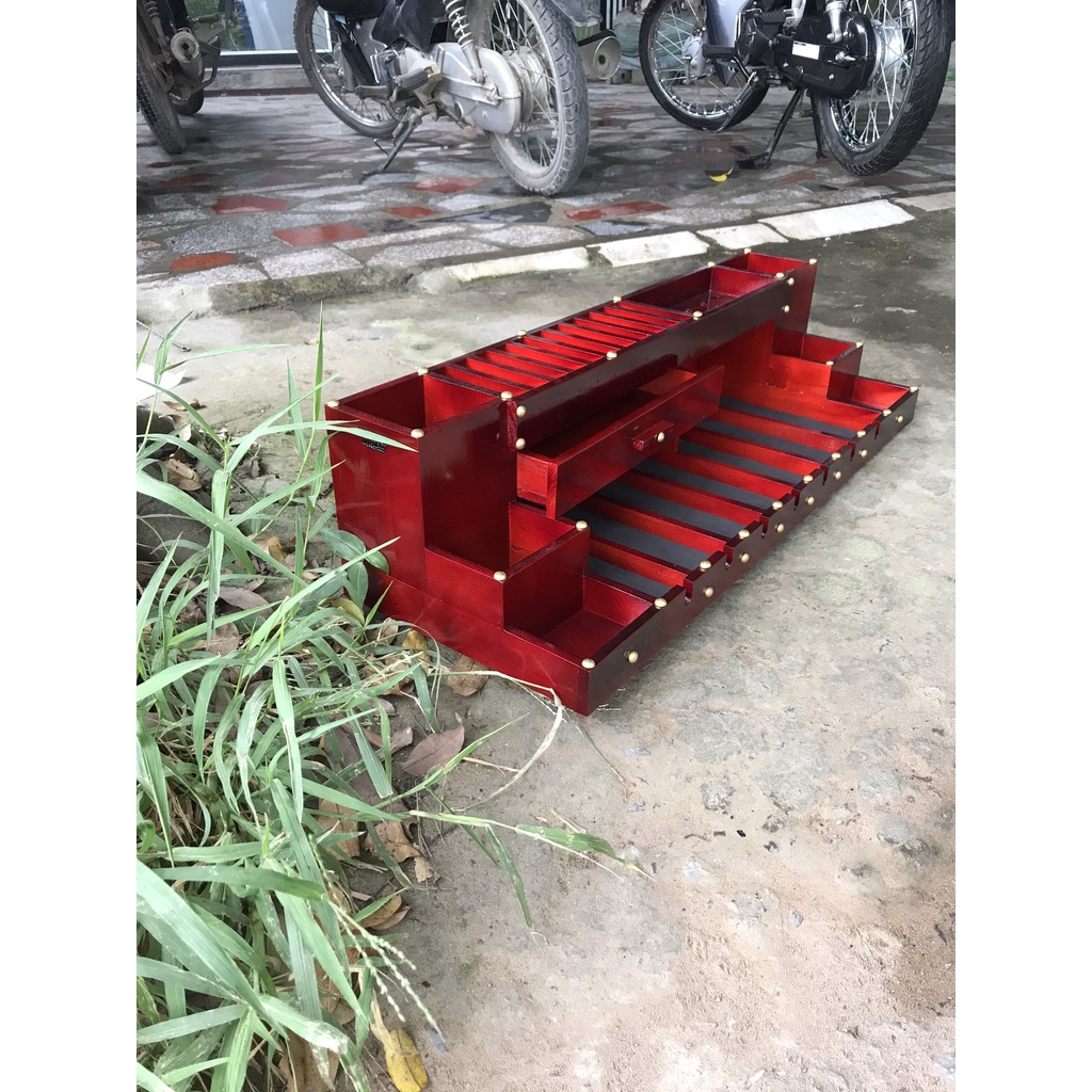 khay gỗ đựng tông đơ