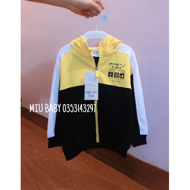 Khoác nỉ da cá bé trai du xin full tag