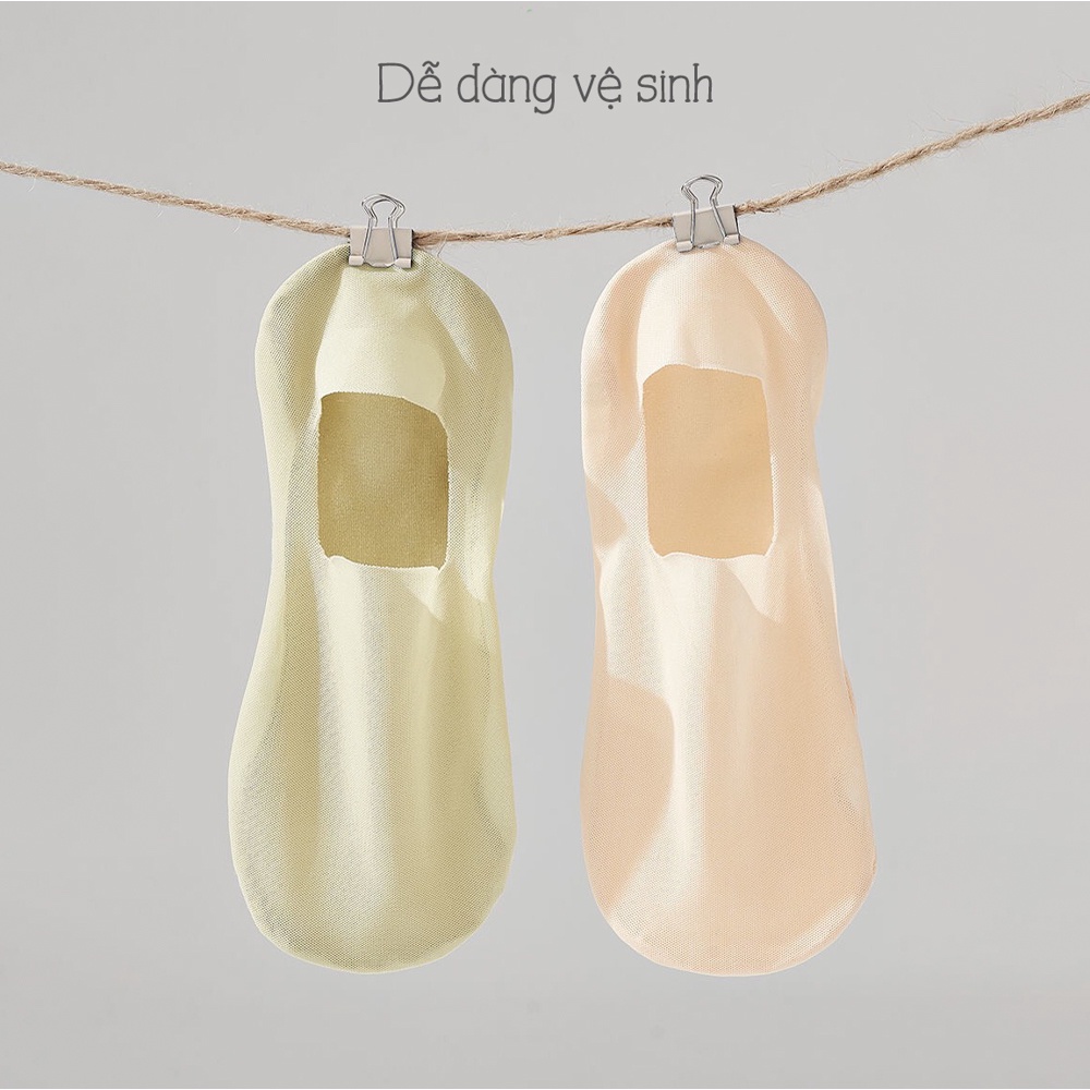 Tất vớ cổ ngắn, tất lười nữ phong cách Hàn Quốc nhiều màu dễ phối đồ - Sope Shop