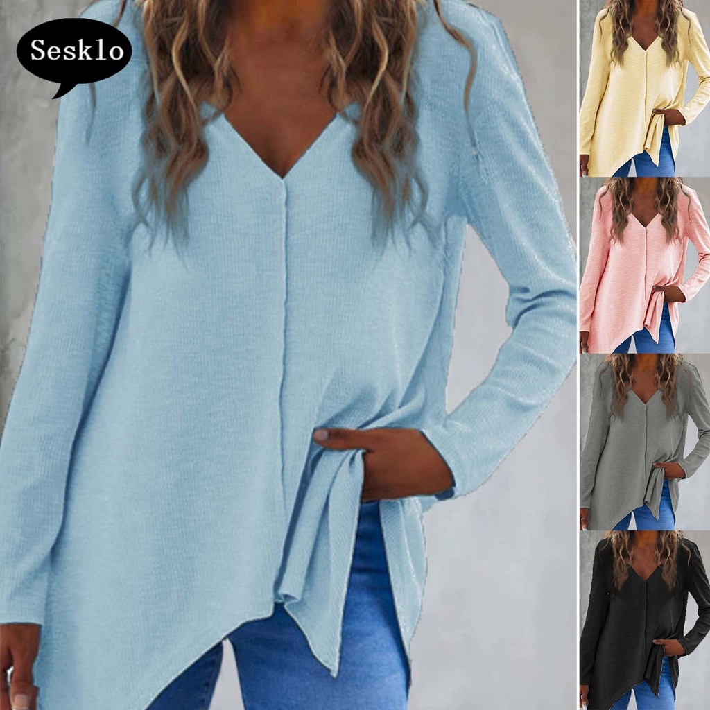 Áo sweater dệt kim màu sáng chống nhăn thời trang mùa đông cho nữ
 | BigBuy360 - bigbuy360.vn