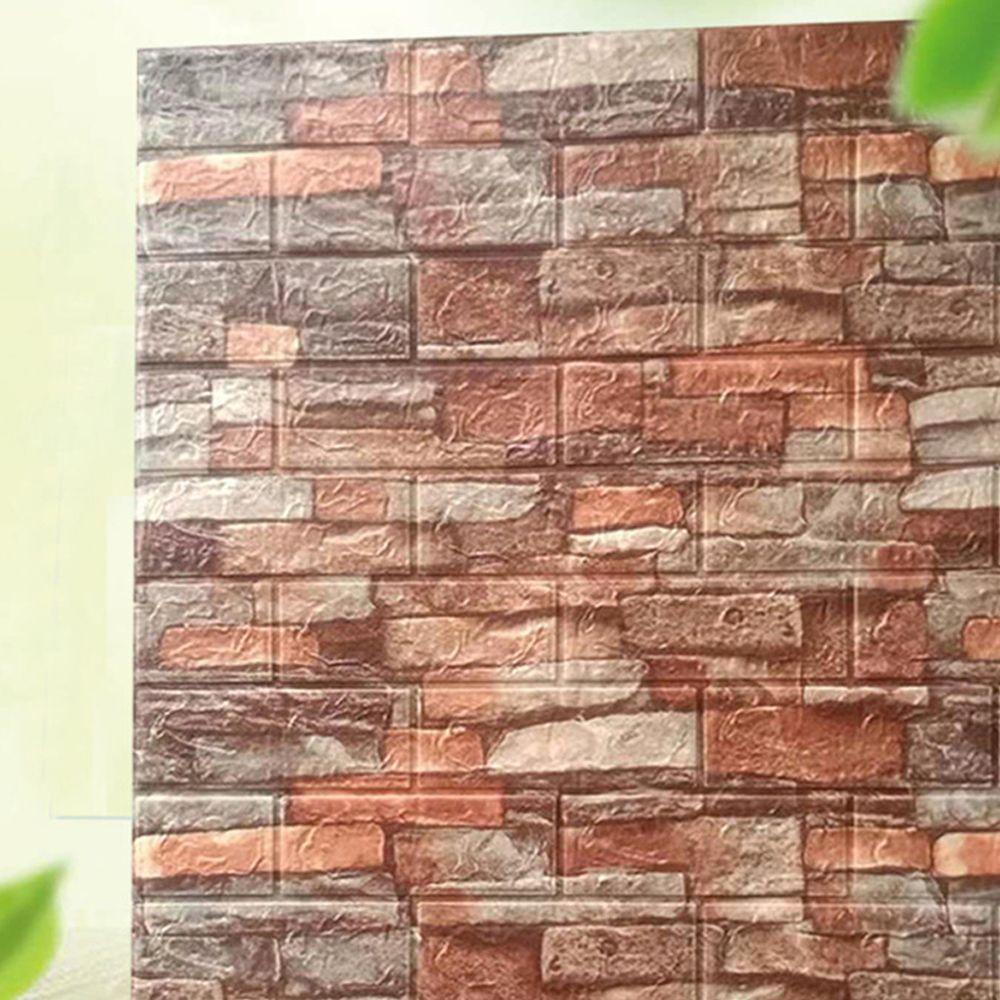 Bộ 10 Miếng Dán Tường 3D Chống Va Chạm Không Thấm Nước