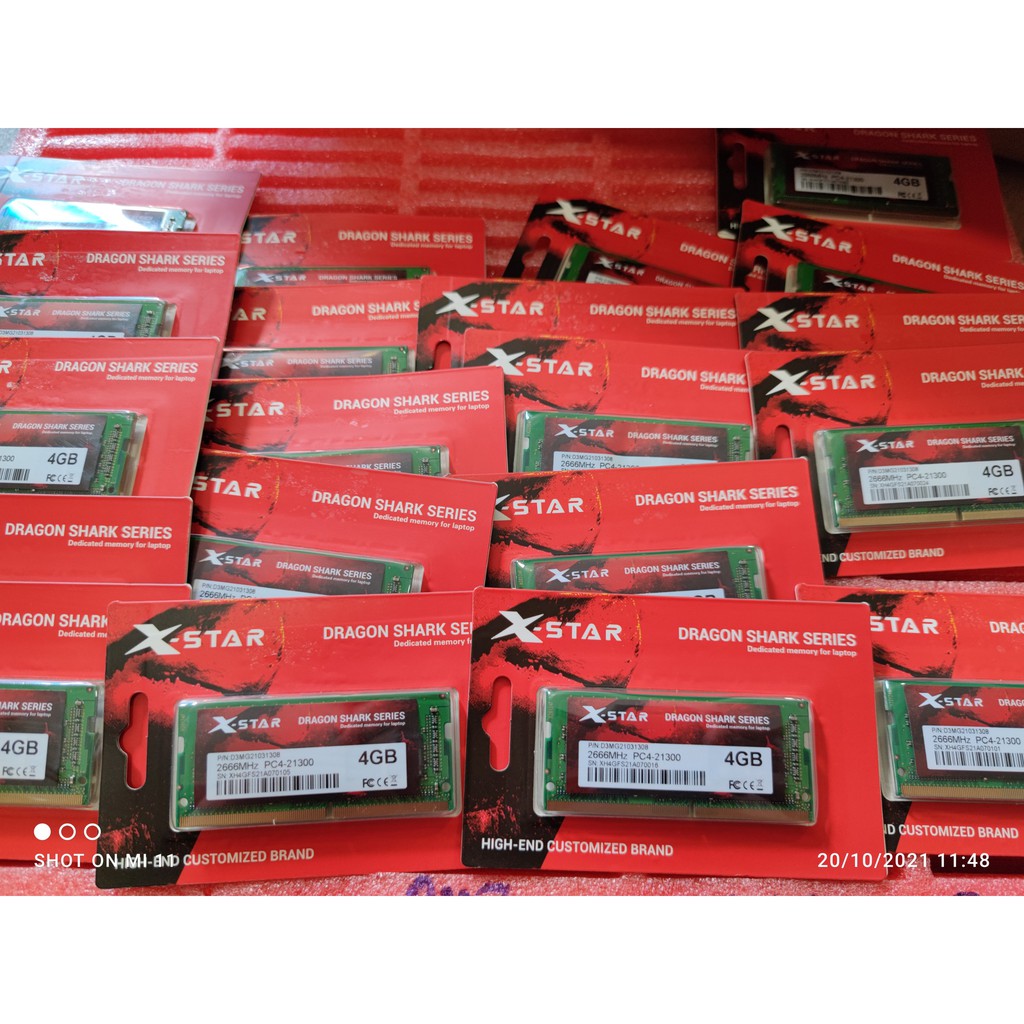 Ram Laptop DDR4L XSTAR 4GB/ 8GB bus 2666 bảo hành chính hãng 36 tháng