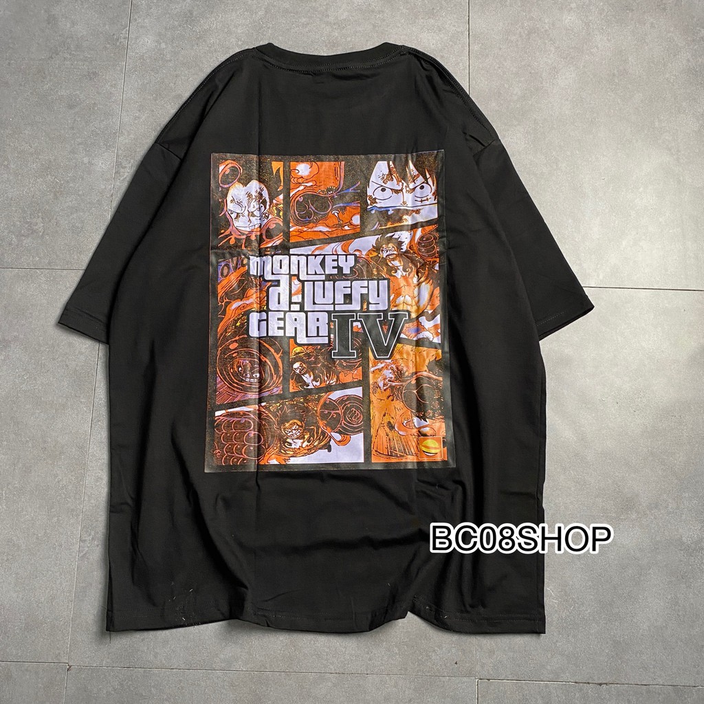 Áo Thun Tay Lỡ Form rộng Unisex MONKEY 2 màu ( đen - be - M L XL) BC091
