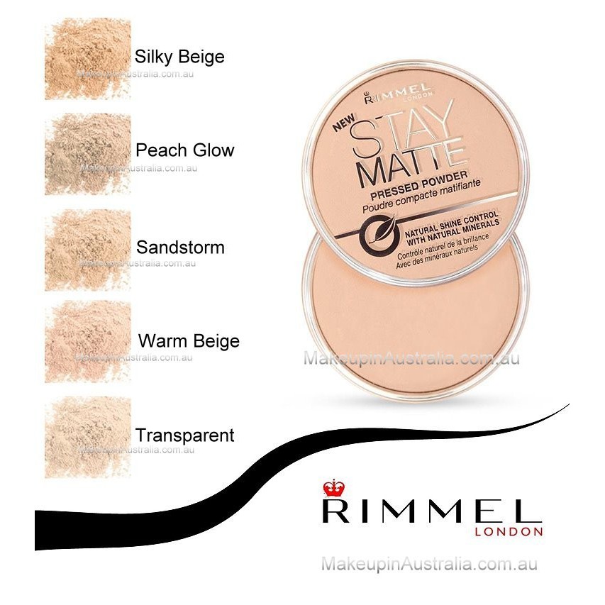 Phấn phủ kiềm dầu Rimmel Stay Matte