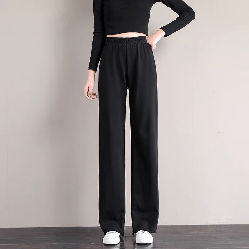 Quần ống xuông chất liệu nỉ dày dặn cao cấp nhiều màu thời trang nam nữ kiểu dáng Unisex phong cách trẻ trung năng động