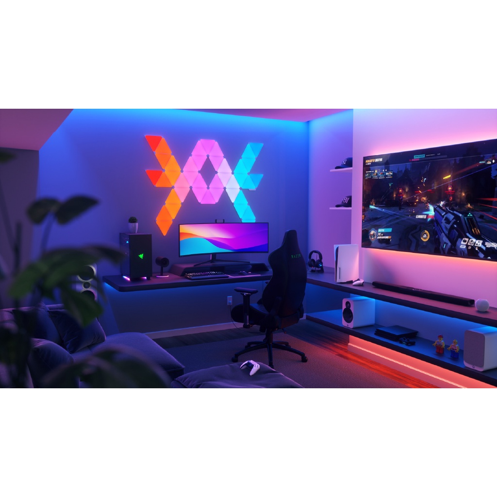 Đèn LED RGB lắp ghép thông minh Nanoleaf Shapes Tam Giác 1 ô đèn