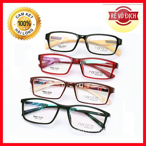 Gọng kính cận nhựa nam nữ thời trang hàn quốc loại 1 Gọng kính cận vuông
