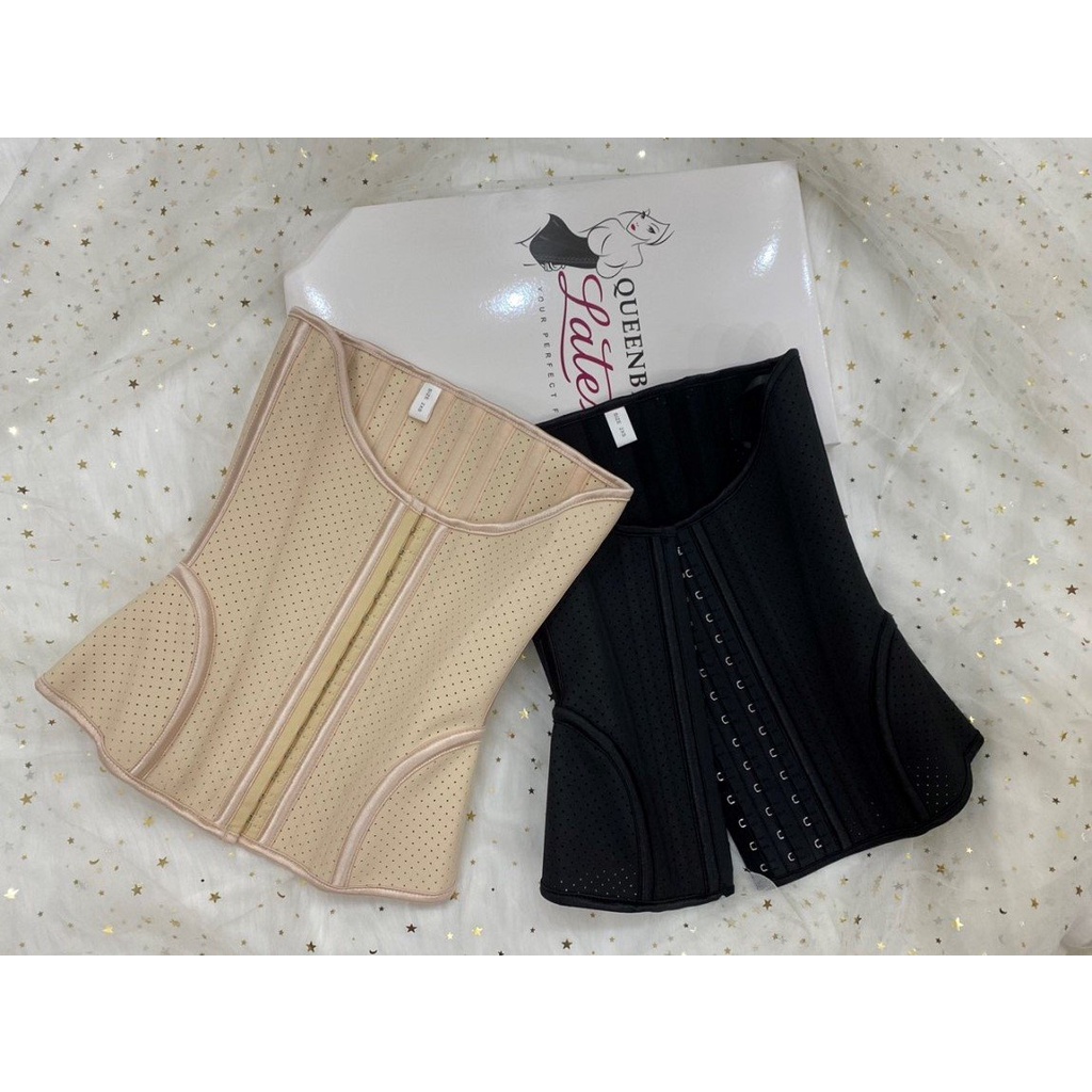 Gen nịt bụng latex che mỡ lưng giúp siết eo, định hình bụng.