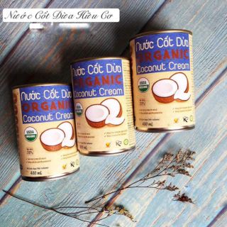 Nước cốt dừa hữu cơ Vietcoco 400ml date 9/2023