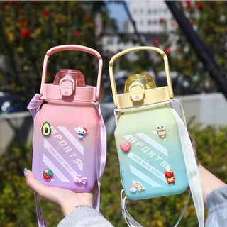 Bình đựng nước , Bình nước chia vạch 2 lít nhắc nhở uống nước
