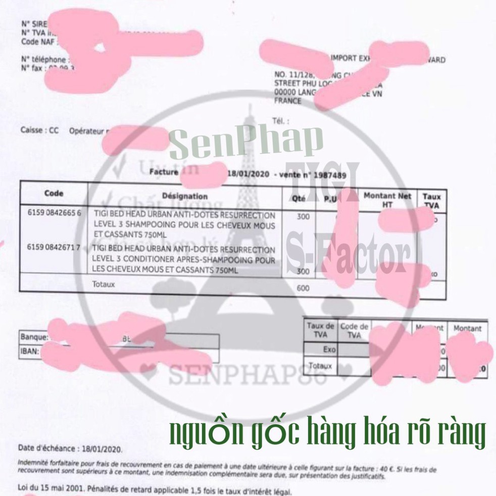 Cặp gội xả tigi đỏ ❣️Free Ship❣️ dầu gội xả tigi đỏ bed head giành cho tóc hư tổn, làm thơm tóc, mang lại sự mượt mà | BigBuy360 - bigbuy360.vn