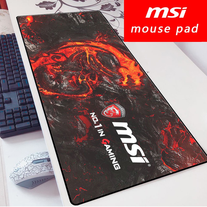 Msi Tấm Lót Chuột Và Bàn Phím Cỡ Lớn Bằng Cao Su Chống Trượt Không Thấm Nước Cỡ Lớn Siêu Bền