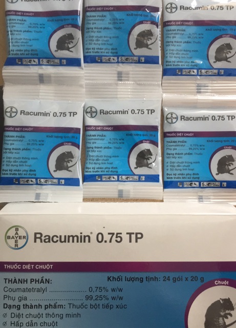 Thuốc diệt chuột thông minh RACUMIN 0,75 TP