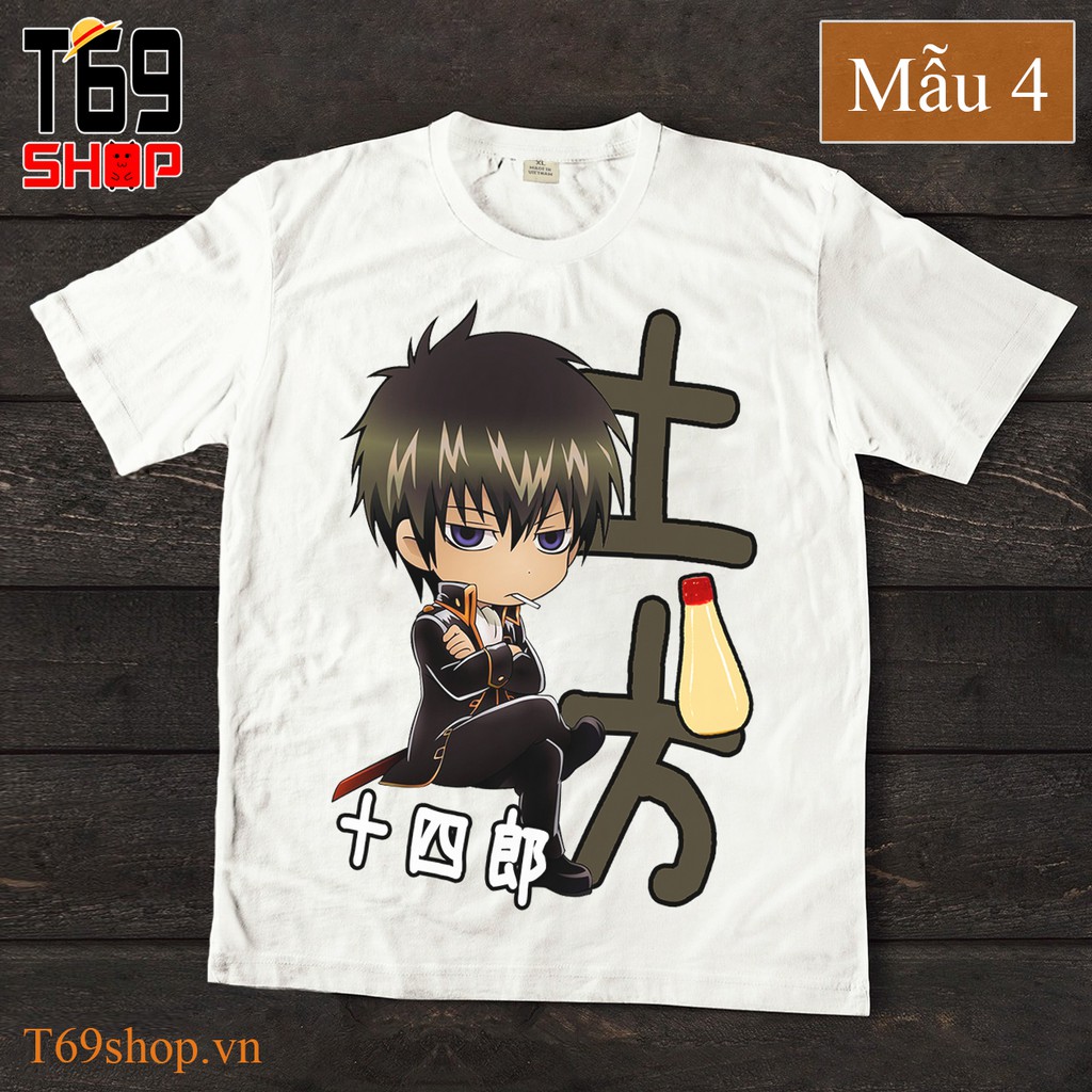 Áo thun anime Gintama (Có nhiều mẫu)