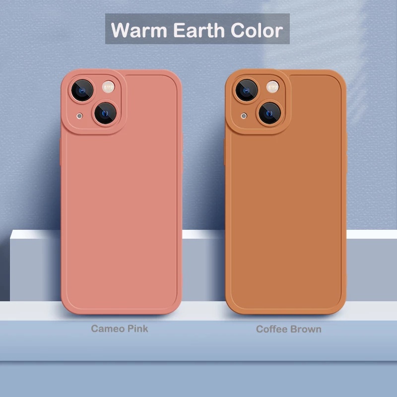 Ốp Điện Thoại Silicon Dẻo Màu Trơn Hình Vuông Bảo Vệ Camera Cho For Samsung Galaxy A71 A51 A31 A22 5G A12 A11