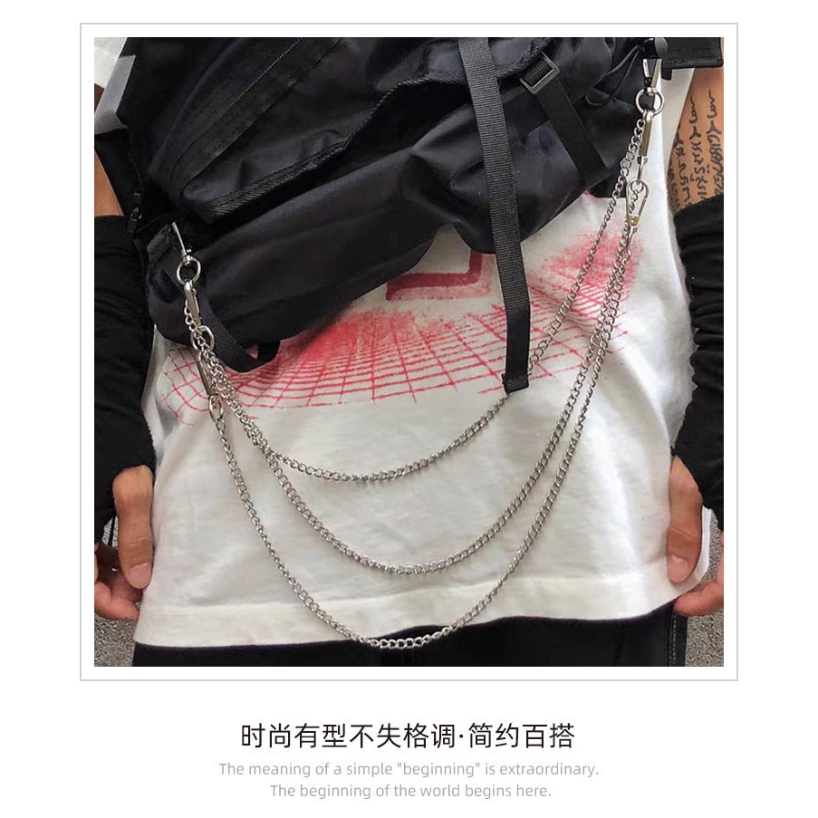 Dây xích 22363 trang trí quần dài / quần jean phong cách punk hip hop sành điệu cho nam nữ