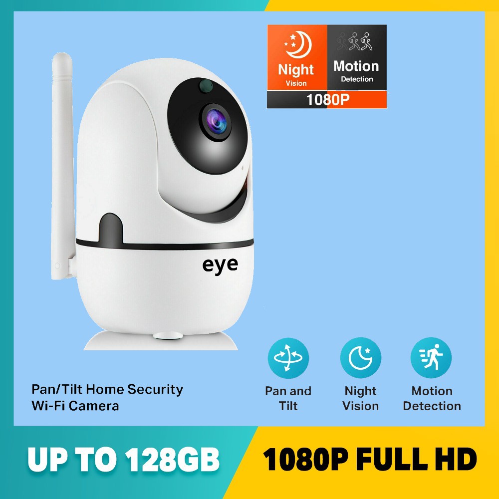 Camera IP WIFI eye chống trộm 1080P Phần mềm C1C (Tùy Chọn Thẻ Nhớ)