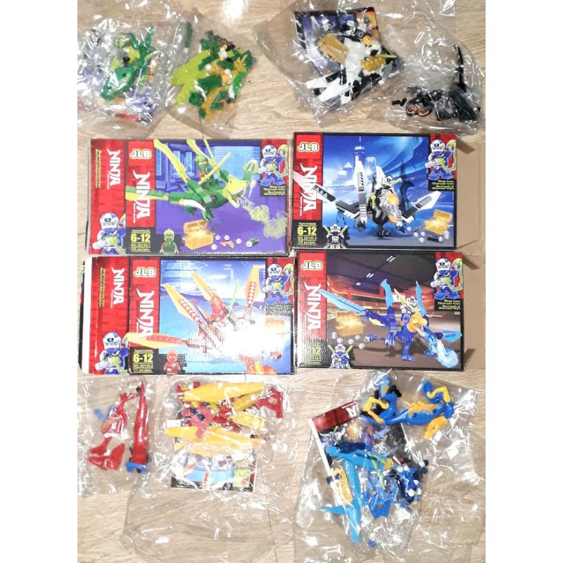 Lắp ráp 1 hộp LegoNinja Cưỡi Khủng Long Săn kho báu 3D145 rất đẹp
