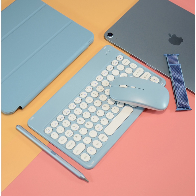 Ốp Máy Tính Bảng Da Tích Hợp Bàn Phím Không Dây Cho Samsung Galaxy Tab S8 Ultra S7 FE S7 S8 Plus S6 Lite A7 10.4 A8 10.5