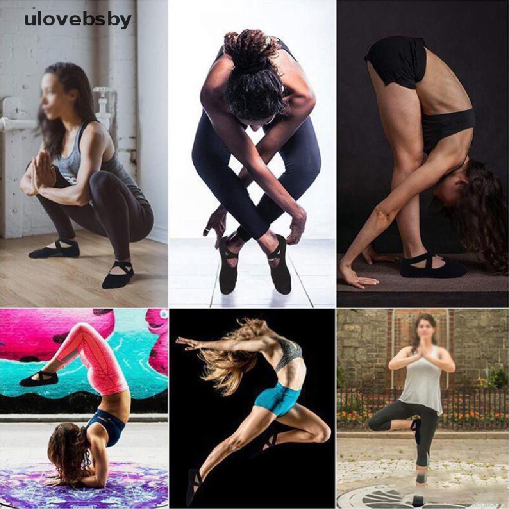 Vớ Cotton Chống Trượt Hở Lưng Hỗ Trợ Tập Yoga / Múa Ba Lê / Múa Ballet Cho Nữ