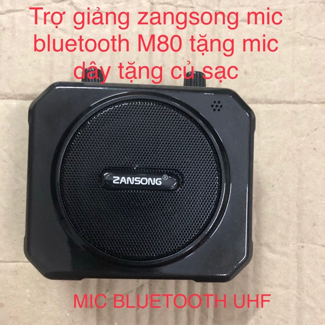 [Mã ELHACE giảm 4% đơn 300K] Loa trợ giảng zangsong M80 ( có mic bluetooth có chế độ bluetooth).