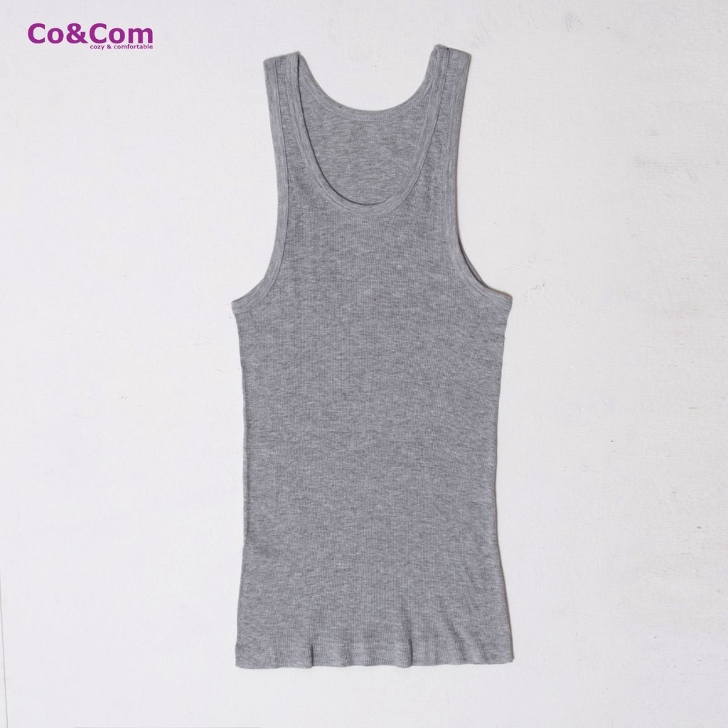 May Ô Nam Áo Ba Lỗ Nam Cotton Tăm Cao Cấp Co&amp;Com ALN8169 Mềm Êm Co Giãn Thoải Mái