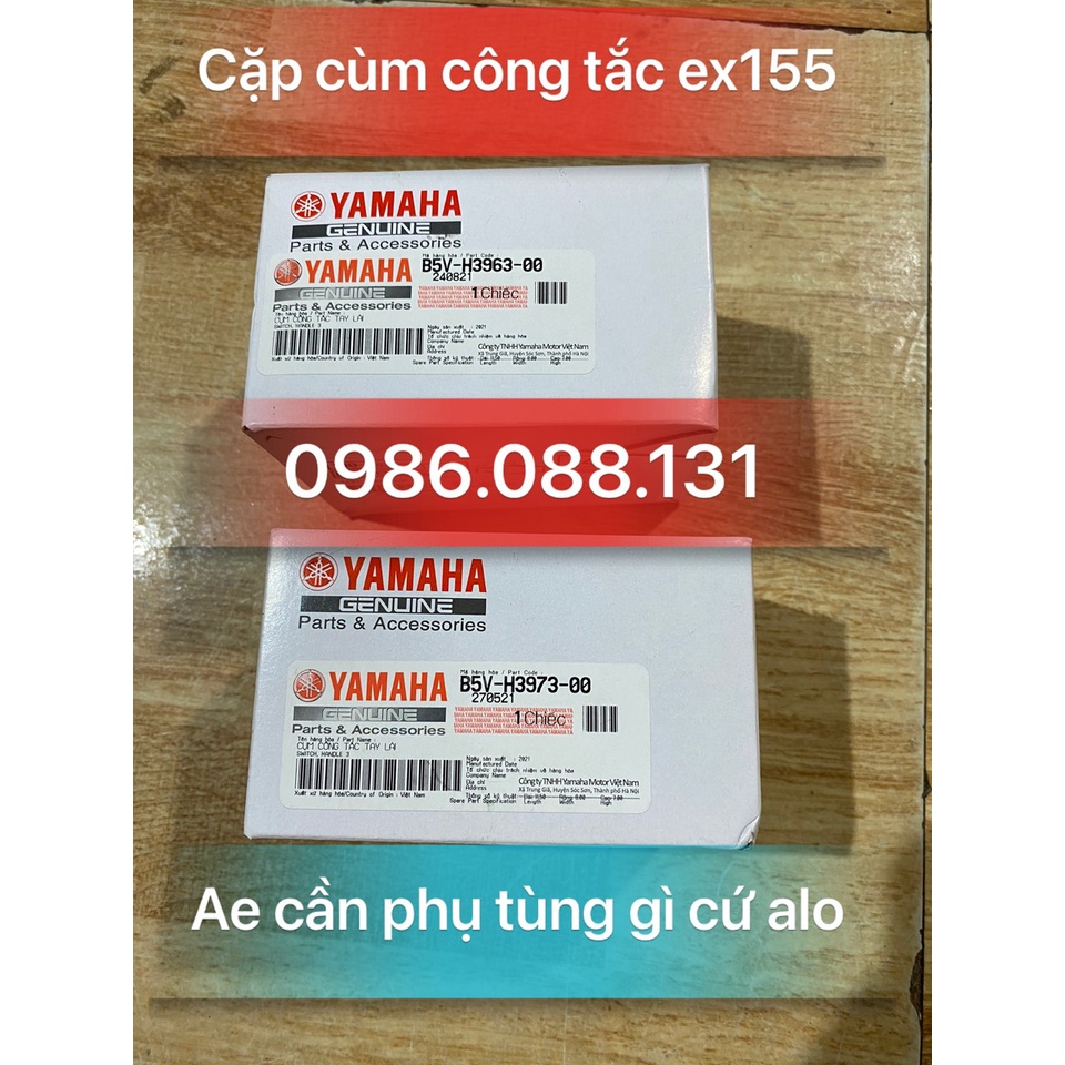 bộ 2 cùm công tắc 2 bên ex155VVa zin chính hãng