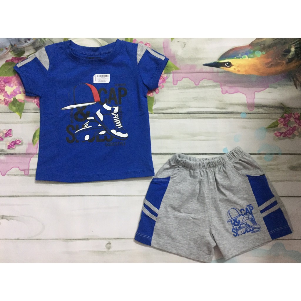 Chipkids - Bộ quần áo cộc tay bé trai chất siêu đẹp (1-7y)