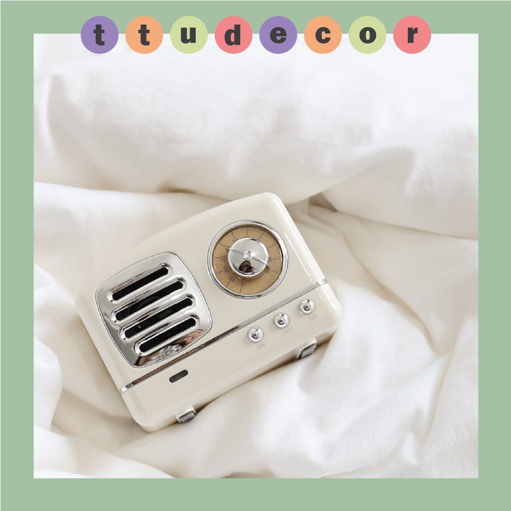 LOA BLUETOOTH mini retro vintage trang trí nhà