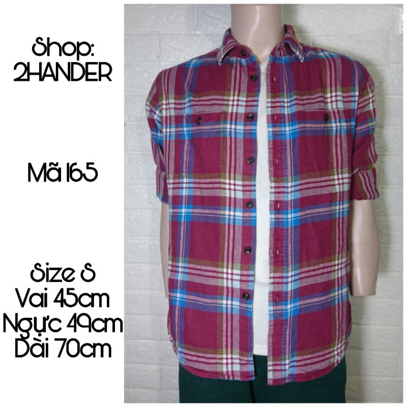 5 Áo flannel 2hand(inbox shop để chọn mẫu)