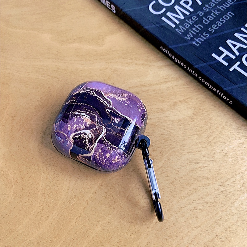 Vỏ Bảo Vệ Hộp Sạc Tai Nghe Samsung Galaxy Buds 2 / Buds Live / Buds FE / Buds 2 Pro / Buds Pro Hình Vân Đá Cẩm Thạch Nhiều Màu Sắc Cho Buds2 Pro