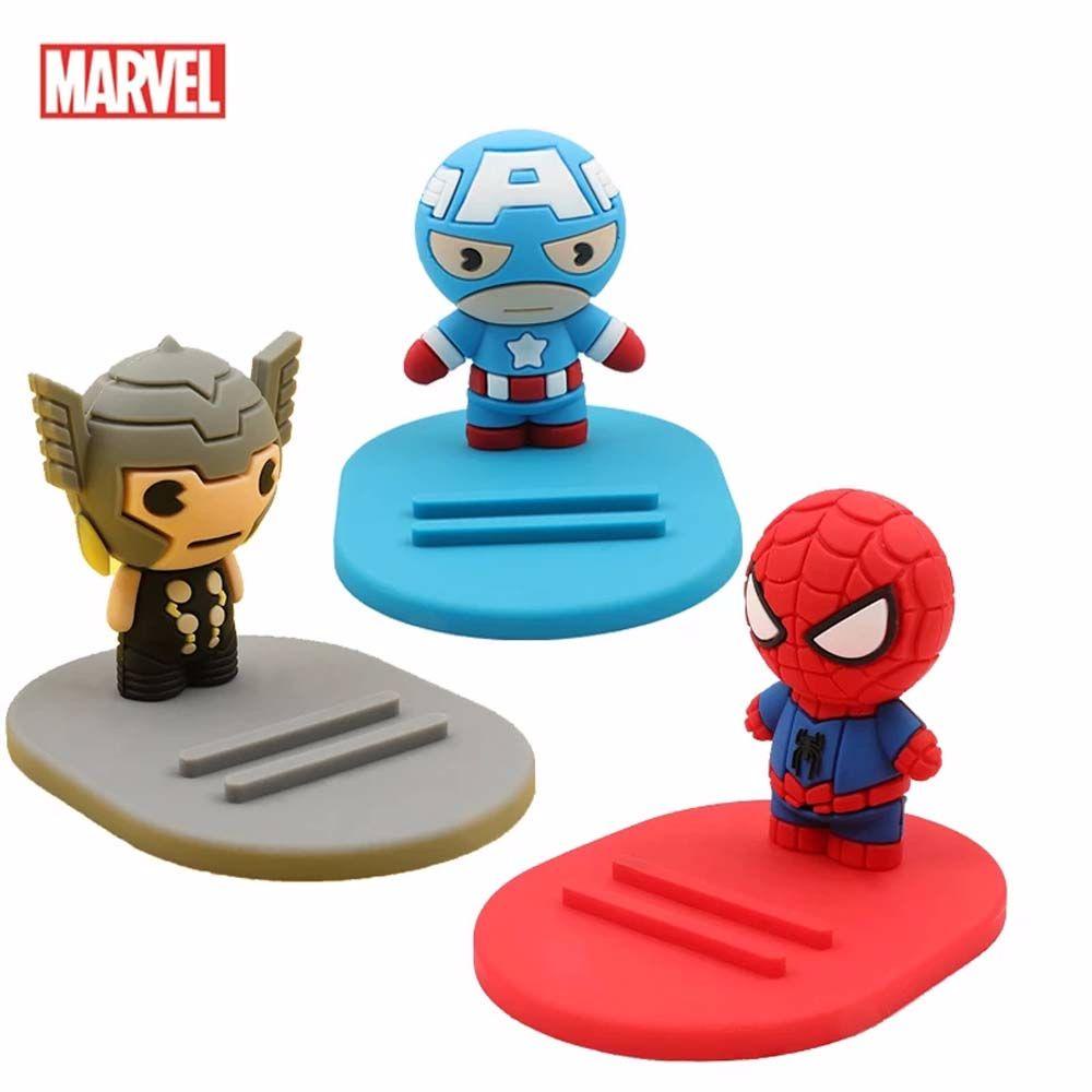 Giá Đỡ Điện Thoại / Máy Tính Bảng Họa Tiết Marvel Captain America / Spiderman Độc Đáo