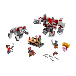 Đồ chơi lắp ráp Lego Minecraft 21163 - Đại Chiến Đá Đỏ