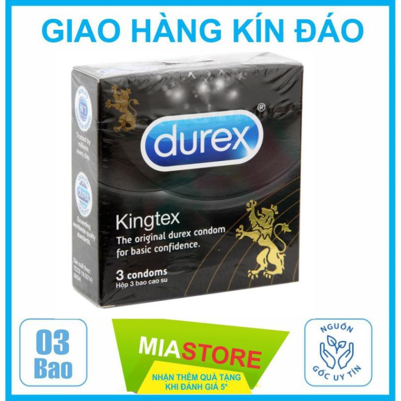 [Land50A - giảm giá 50% được xem hàng] Bao cao su Durex  Performa hộp 3 chiếc